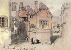 The Angel Inn, Midhurst by Sir John Gilbert