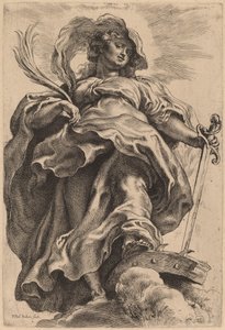 Saint Catherine in the Clouds by Sir Peter Paul Rubens