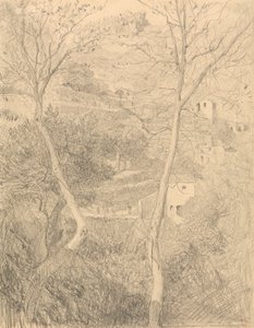 Town on a Hillside by Sir William Blake Richmond