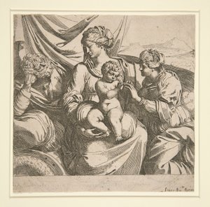 Marriage of St. Catherine by Sisto Badalocchio