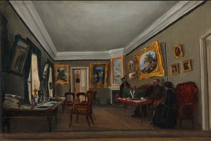 The Study of the Author Alexander Sukhovo-Kobylin in Moscow by Sofia Vasilyevna Sukhovo Kobylina