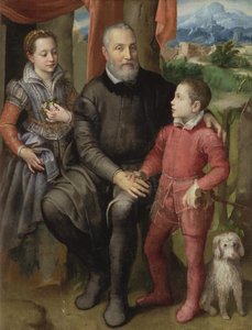 O jogo de Xadrez, c. 1555, Sofonisba Anguissola (1860-1939), óleo