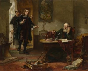 John Milton Visiting Galileo Galilei by Solomon Alexander Hart