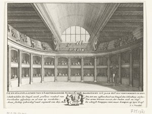 The Theatre of Jacob van Campen seen from the stage