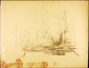 Logging Camp by Solon H. Borglum