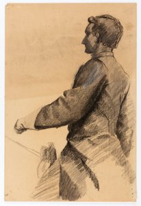 Study for Equestrian Monument (Gen. John B. Gordon) by Solon H. Borglum