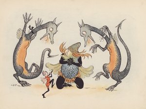 Illustration for Little Twin Dragons