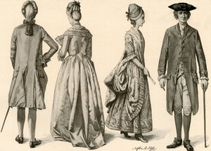 Clothing during the Reign of George III, 1760-1776