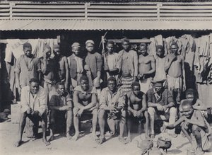 A Group in the Compound by South African Photographer