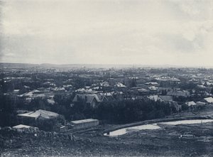 Doornfontein, Panorama from the Hill (b/w photo) by South African Photographer