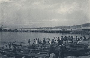 The Fish Market, Cape Town (b/w photo) by South African Photographer
