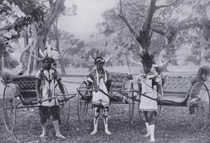 Typical Ricksha Boys by South African Photographer