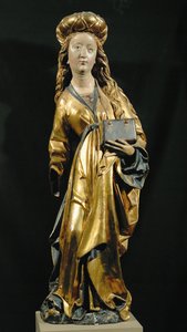 Saint Catherine of Alexandria, Holding a Book by South German School