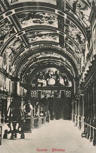 Library of El Escorial, Spain by Spanish Photographer