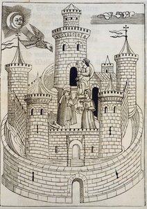 A Castle (engraving to accompany Mallorcan songs written by Fray Encelm Turmeda)