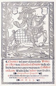 Alfonso XI, King of Castile and Leon, on Horseback, 1551 by Spanish School