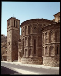 Art Mudejar: View of the Apse of the Church Santiago de Arrabal, 13th Century Toledo, Spain by Spanish School