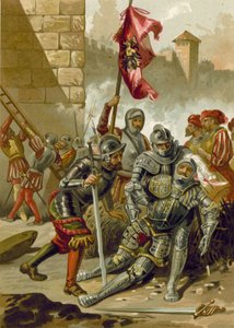 Death of Charles III, Duke of Bourbon, at the Sack of Rome, 1527