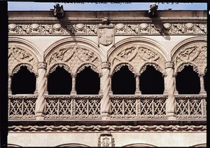 Detail (arches of the loggia) by Spanish School