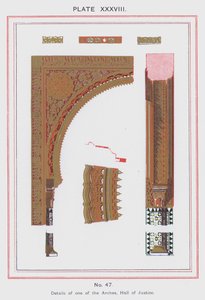 (detail) Arches, Hall of Justice by Spanish School