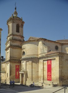 Exterior of the monastery by Spanish School