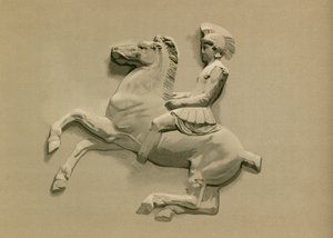 Fragment from the Parthenon Frieze by Spanish School