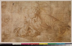 God the Father Blessing, 1675-99 by Spanish School