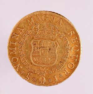 Golden Coin (8 Ecus) from Spain: Reign of Ferdinand VI (1759) by Spanish School