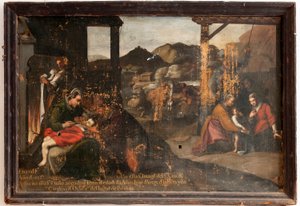 Hermitage (Ermita de Nuestra Señora de Belén). Interior. by Spanish School