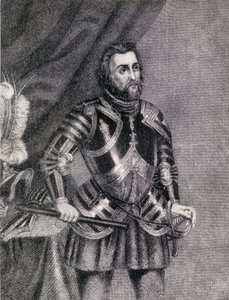 Hernan Cortes, Marques del valle de Oaxaca by Spanish School