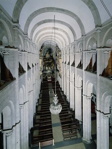 Interior of the cathedral begun in 1078