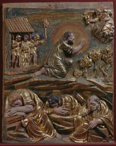 Jesus in the Garden of Gethsemane (detail) by Spanish School