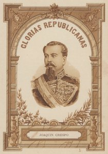 Joaquin Crespo, Venezuelan politician and soldier by Spanish School