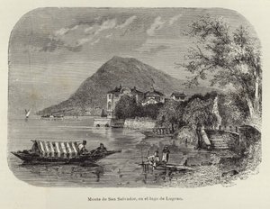 Monte San Salvatore on Lake Lugano by Spanish School