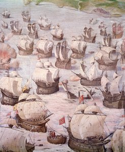 Regatta of Spanish Galleons During an Expedition to the Azores in 1582