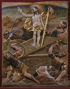 Resurrection (detail) by Spanish School