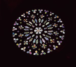 Rose Window by Spanish School