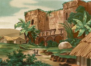 Ruins of the Castle of Columbus in Santo Domingo