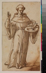 Saint Nicholas of Tolentino by Spanish School