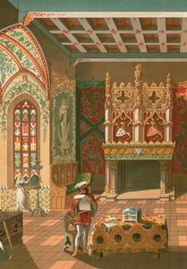 Salon of a feudal castle