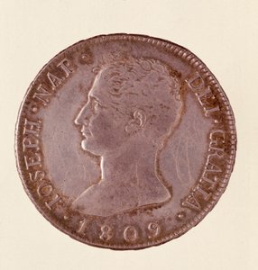 Silver Coin from Spain: Reign of Joseph Napoleon by Spanish School