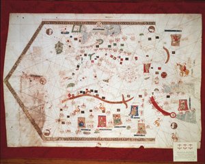 Spanish portolan chart by Spanish School