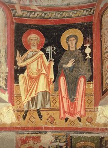 St. Peter and the Madonna, from the apse of Sant Pere in El Burgal
