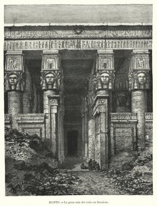 Temple of Hathor, Dendera, Egypt by Spanish School