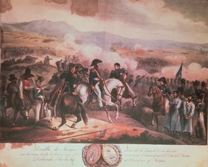The Battle of Maipu on the 5th April by Spanish School