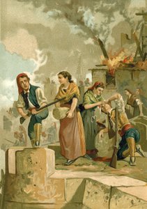 The Defenders of Gerona by Spanish School