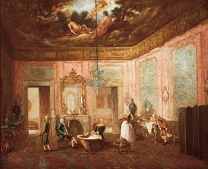 View from the interior of a castle in Valencia. Anonymous painting. 19th century. Valencia. Museum of Fine Arts San Pio V. by Spanish School