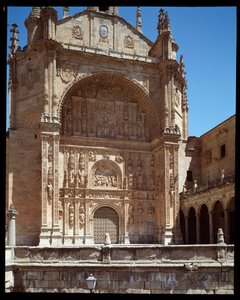 View of plateresque facade