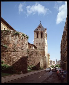 View of the Basilica and Roman Walls