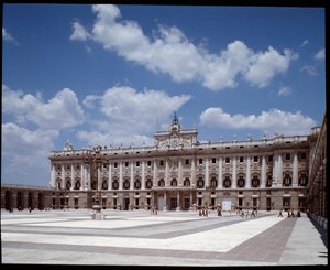 View of the Royal Palace (1738-1755) by Spanish School